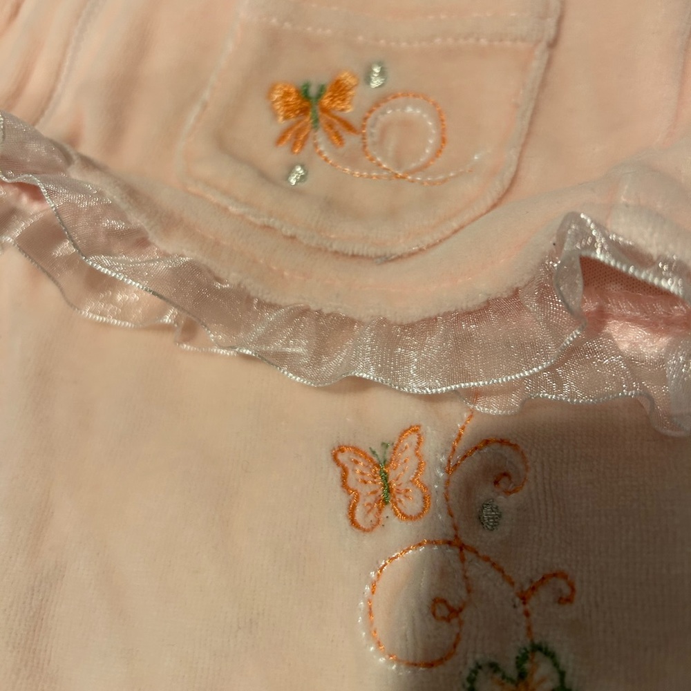Fisher-Price Peachy Pink Velour Set - Picture 2 of 14